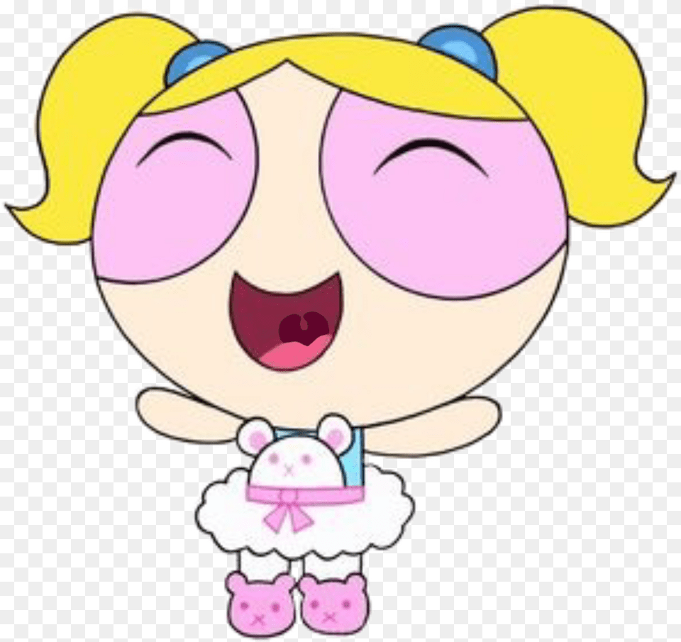 Bubbles Powerpuffgirls Https, Face, Head, Person, Baby Free Png