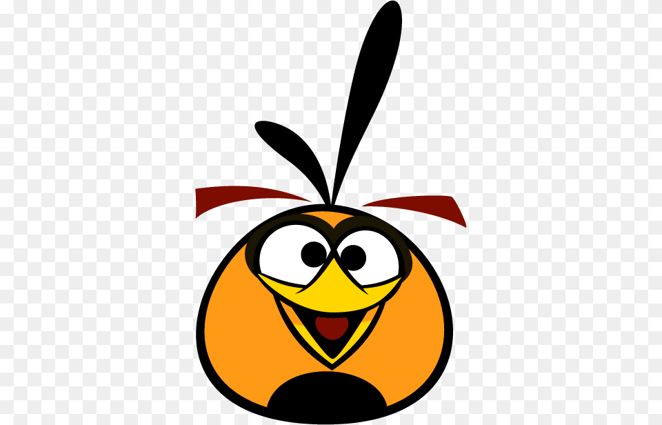 Bubbles The Orange Bird Is A Character In The Angry Birds Series, Animal, Bee, Insect, Invertebrate Png