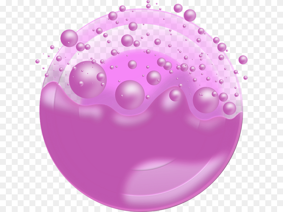 Bubbles Wheel Soap Lilac Rosa Balls Ball Country Scents And Suds Candles, Purple, Sphere, Birthday Cake, Cake Free Png Download