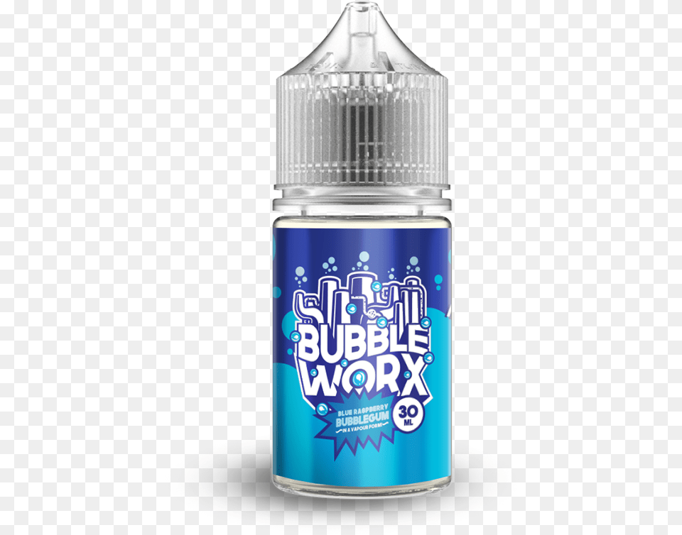 Bubbleworx Blue Raspberry Electronic Cigarette Aerosol And Liquid, Can, Spray Can, Tin, Bottle Free Png