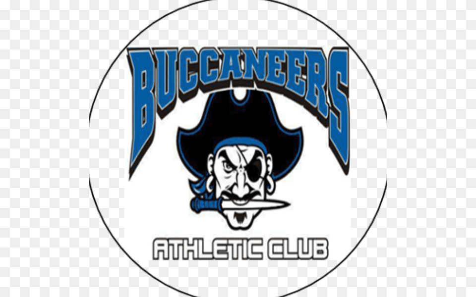Buccaneers Athletic Club Emblem, Logo, Face, Head, Person Png Image