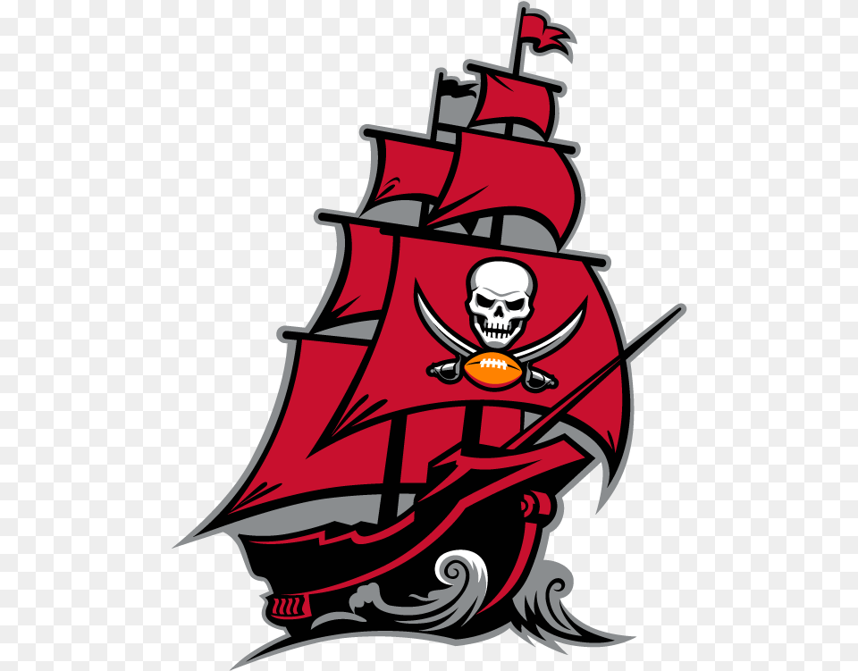 Buccaneers Football Pirate Ship Decal Tampa Bay Buccaneers Ship Logo, Dynamite, Weapon, Face, Head Png Image
