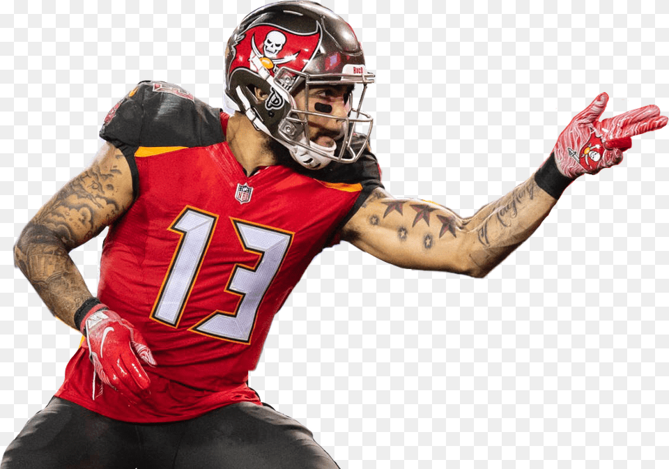 Buccaneers Mike Evans Freetoedit Sprint Football, Helmet, American Football, Person, Playing American Football Png Image