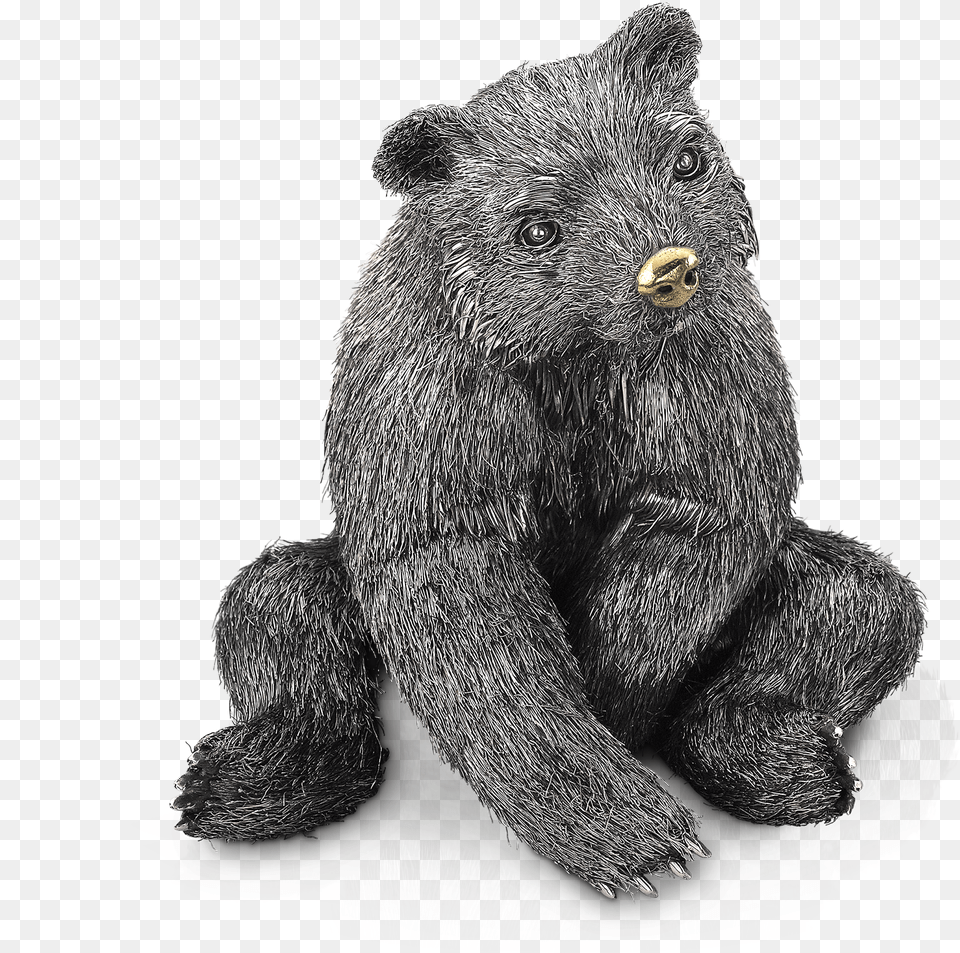 Buccellati Animals Baby Bear Silver Animali Argento Buccellati, Animal, Mammal, Wildlife, Ape Png Image