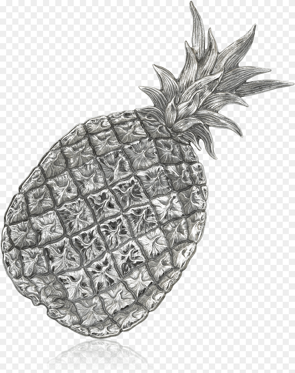 Buccellati Bowls Pineapple Silver Pineapple, Food, Fruit, Plant, Produce Free Transparent Png