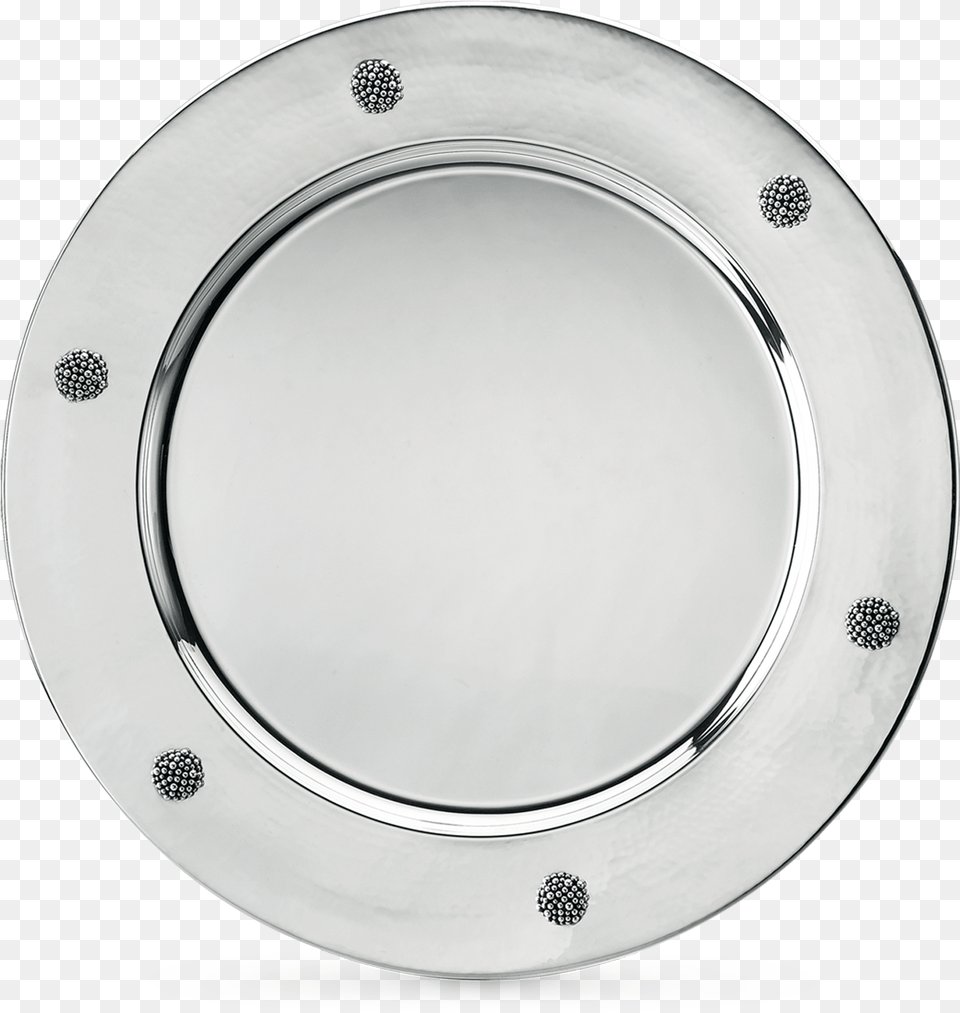 Buccellati Dishes Caviar Plate Silver Circle, Window, Dish, Food, Meal Free Transparent Png