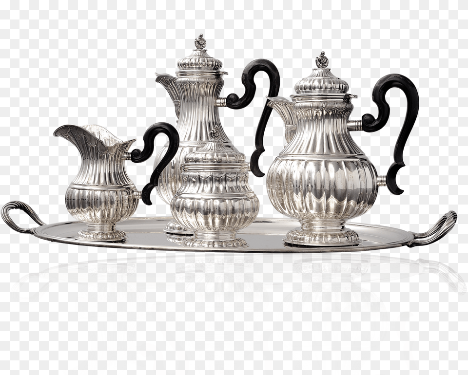 Buccellati Tea Coffee Sets Piemontese Tea And Antique, Pottery, Silver, Chandelier, Lamp Png