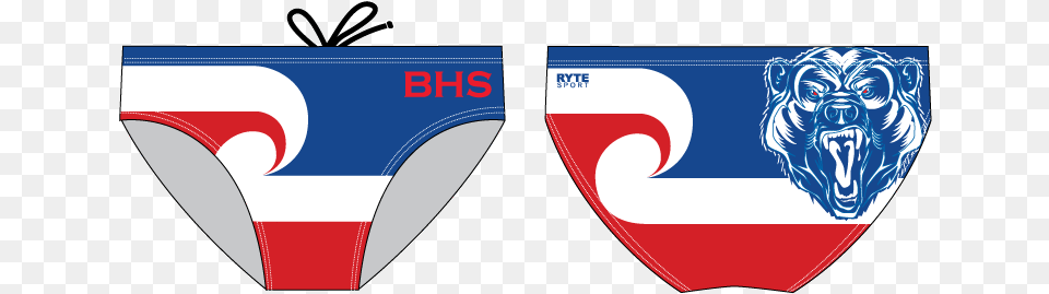 Buchanan High School Custom Men S Swim Amp Water Polo Emblem, Clothing, Underwear, Lingerie, Animal Free Png Download