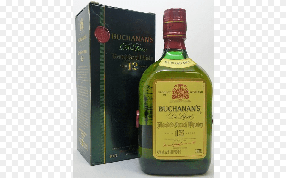 Buchanans 12 Year Old Screw Cap 1l Single Malt Whisky, Alcohol, Beverage, Liquor, Food Free Png