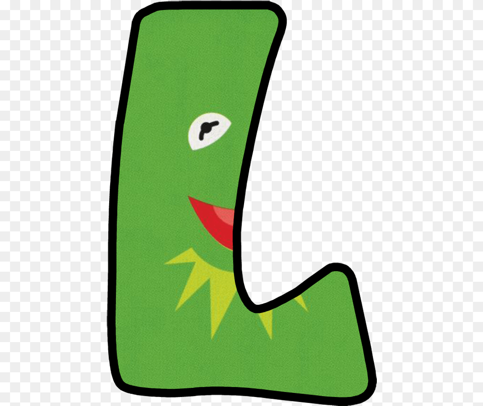 Buchstabe Letter L Abc For Kids Muppets Kids Series Kermit The Frog, Clothing, Hosiery, Sock, Christmas Free Png Download