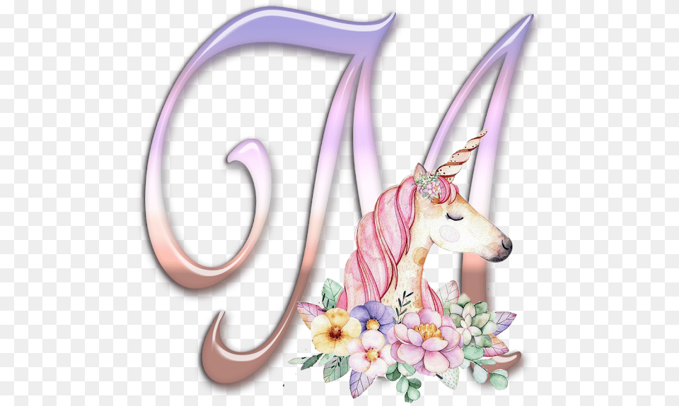 Buchstabe Letter M Unicorn Wallpaper S Love Images Happy Birthday Unicorn, Art, Graphics, People, Person Free Transparent Png