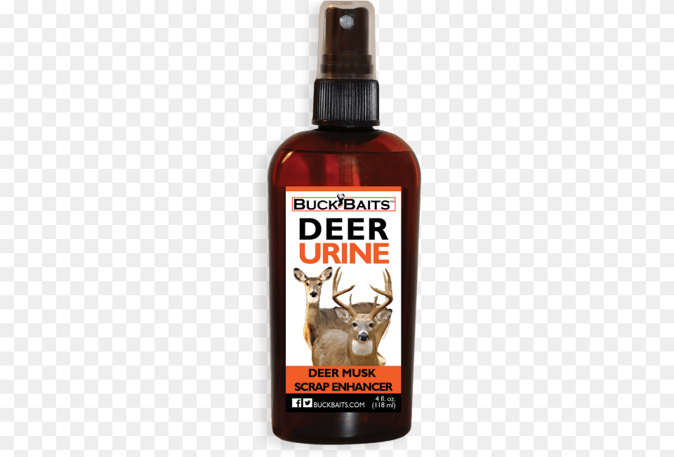 Buck Baits Deer Musk Scrape 4oz Buck Baits Doe In Heat Size 4 Oz, Bottle, Animal, Antelope, Cosmetics Free Transparent Png