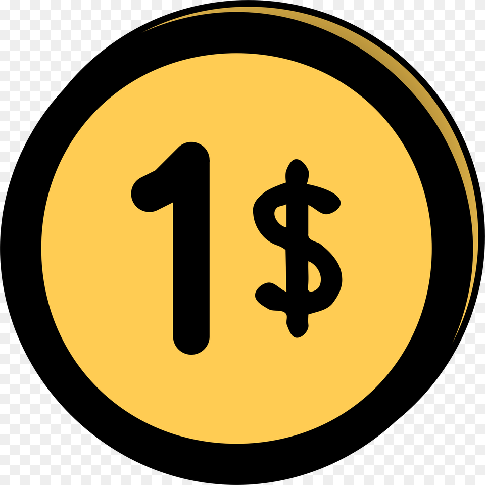 Buck Clipart Dollar, Symbol, Sign, Astronomy, Outdoors Free Transparent Png