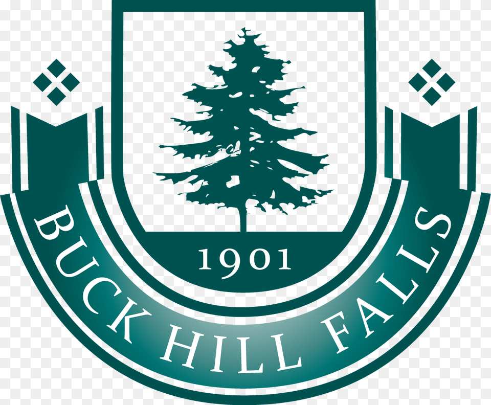 Buck Hill Falls Logo, Plant, Tree, Fir Free Transparent Png