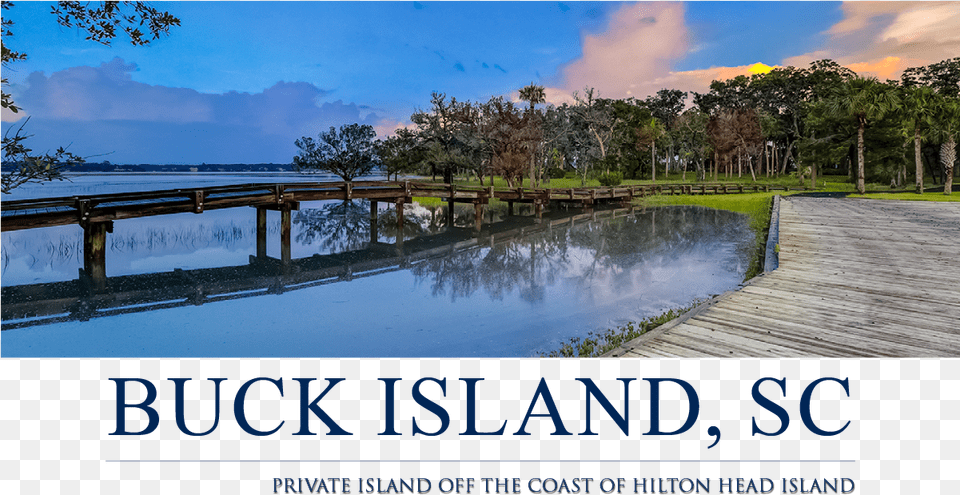 Buck Island Hilton Head Island Sc, Boardwalk, Water, Port, Waterfront Free Png