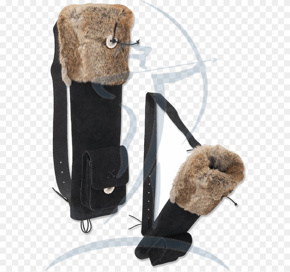 Buck Trail Small Husk Leather Back Quiver Small Plush, Weapon, Arrow, Bow Free Transparent Png