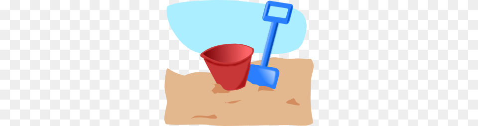 Bucket And Spade Clip Art, Device, Shovel, Tool Png