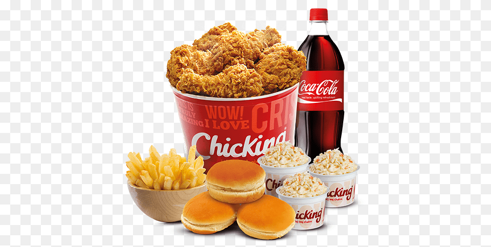 Bucket Combo 63 Chicking Offers Uae Today, Burger, Food, Fried Chicken, Lunch Free Png Download