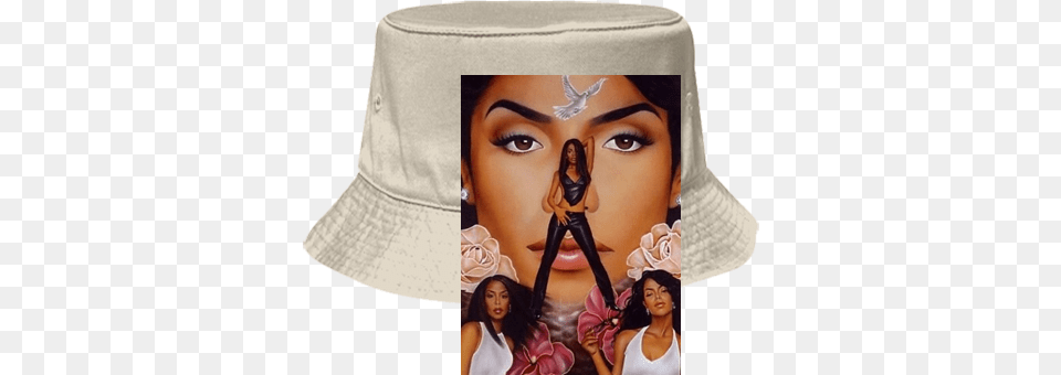 Bucket Hat Otto Cap 16 More Than A Woman Aaliyah Poster, Adult, Clothing, Female, Person Free Png Download