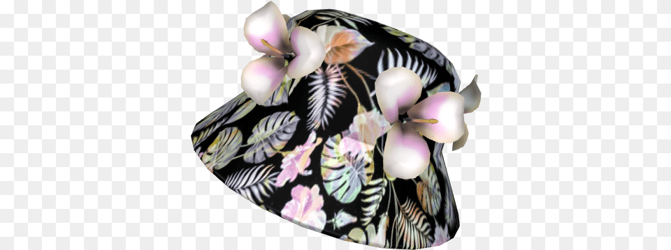 Bucket Hat With Lei Flowers Moth Orchid, Clothing, Sun Hat, Flower, Plant Free Transparent Png