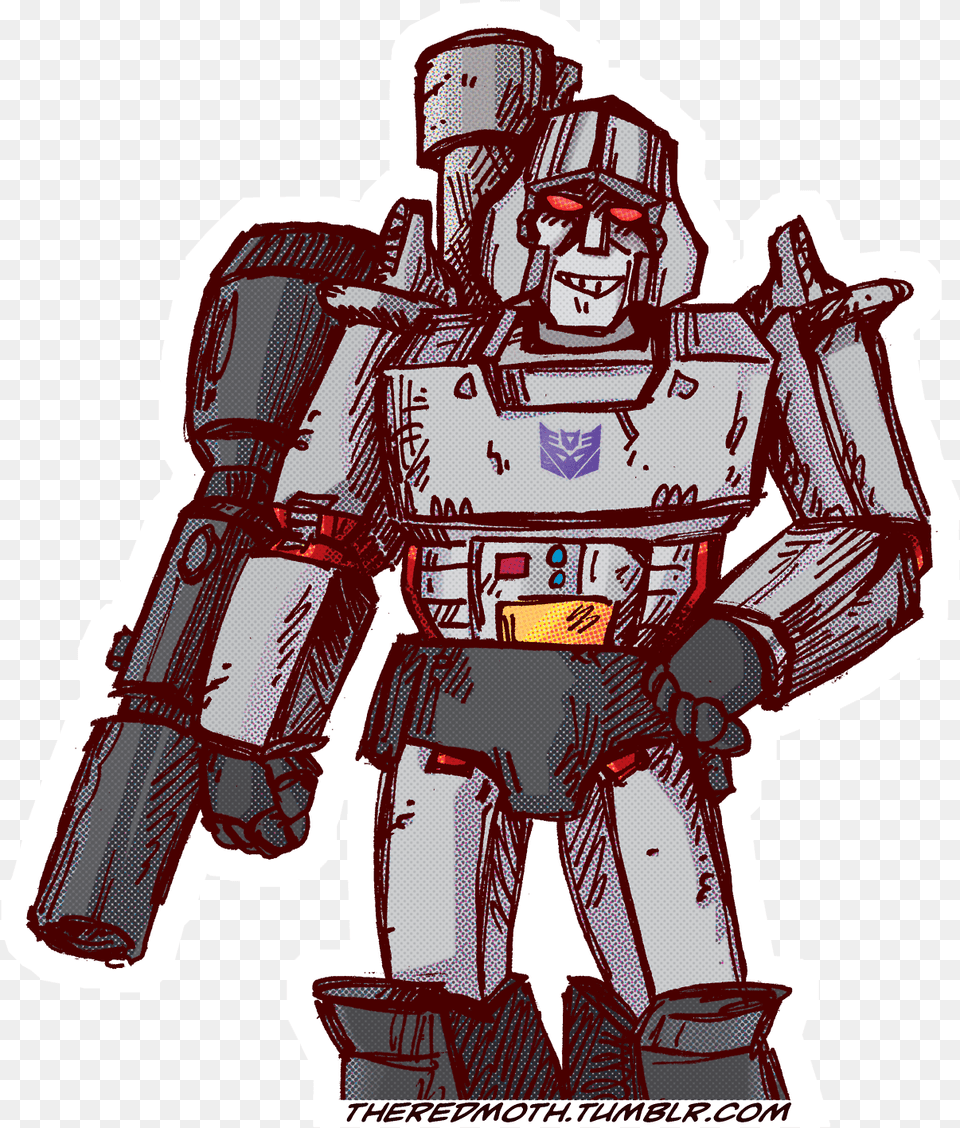 Bucket Headed Decepticon Leader Who Turns Into A Gun Decepticon, Adult, Male, Man, Person Png Image