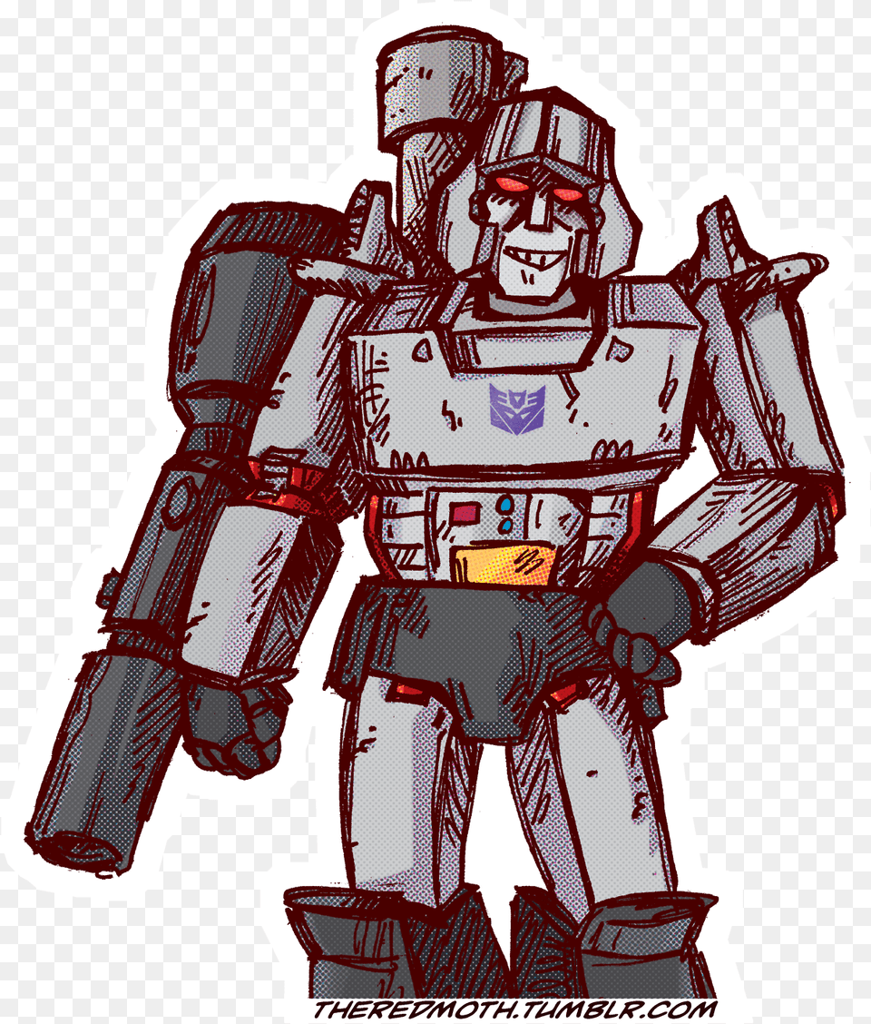 Bucket Headed Decepticon Leader Who Turns Into A Gun Megatron, Adult, Male, Man, Person Png