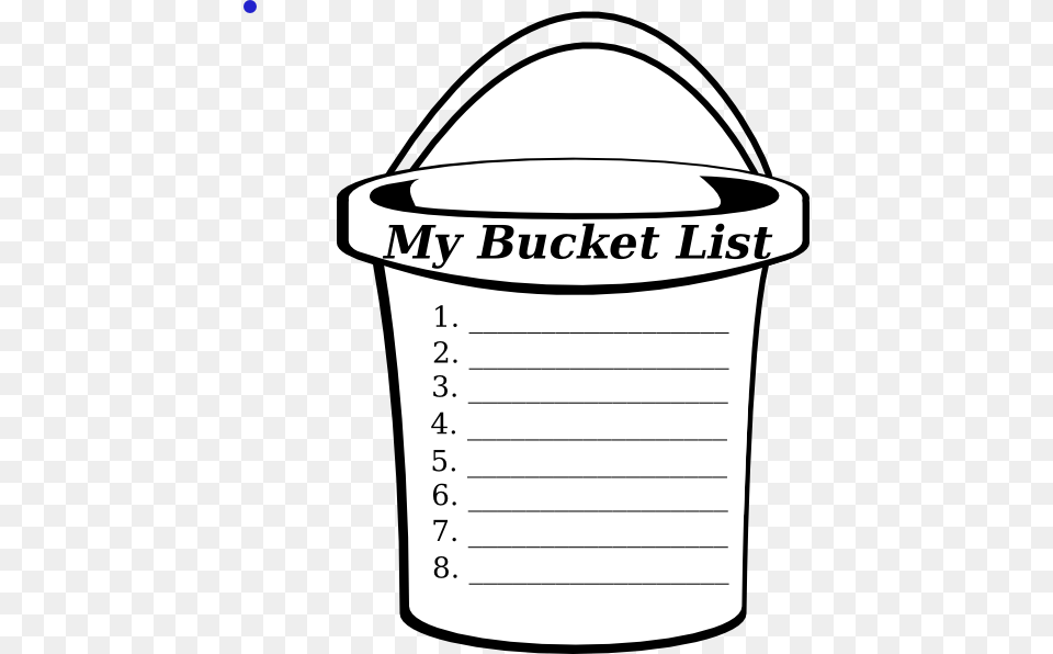 Bucket List Clip Art At Clker Clip Art, Cup, Chart, Plot Png Image