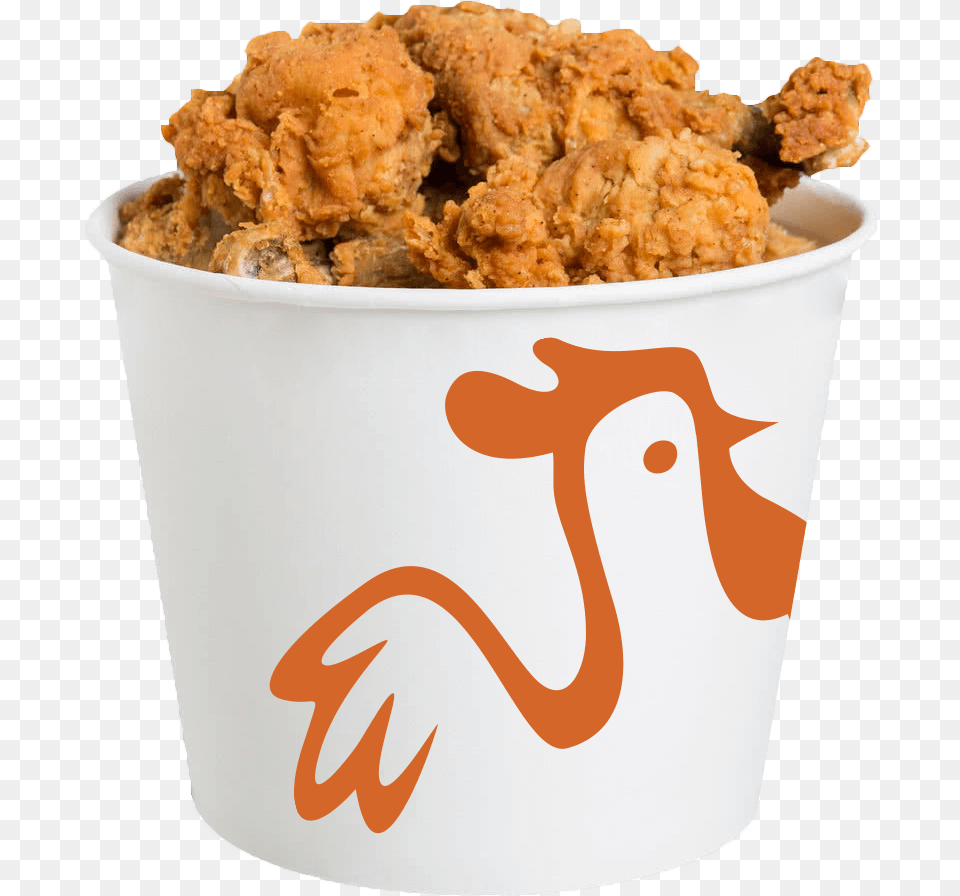 Bucket Of Fried Chicken Bucket Of Chicken, Food, Fried Chicken, Nuggets, Cream Free Png