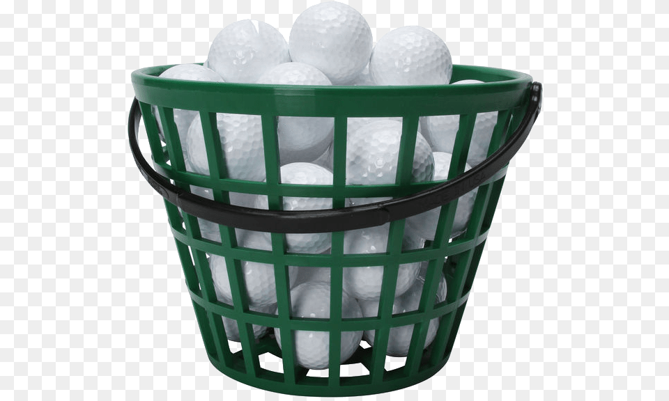 Bucket Of Golf Balls, Ball, Crib, Furniture, Golf Ball Free Png Download