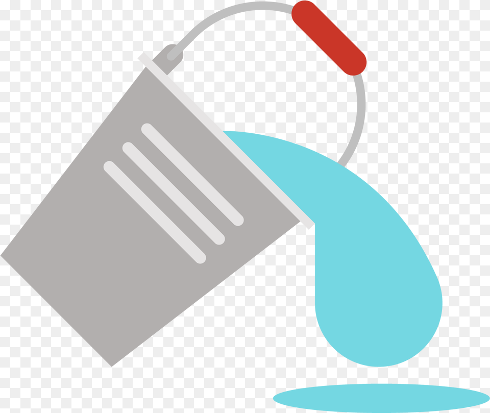 Bucket Of Water Water Bucket, Lighting Free Transparent Png