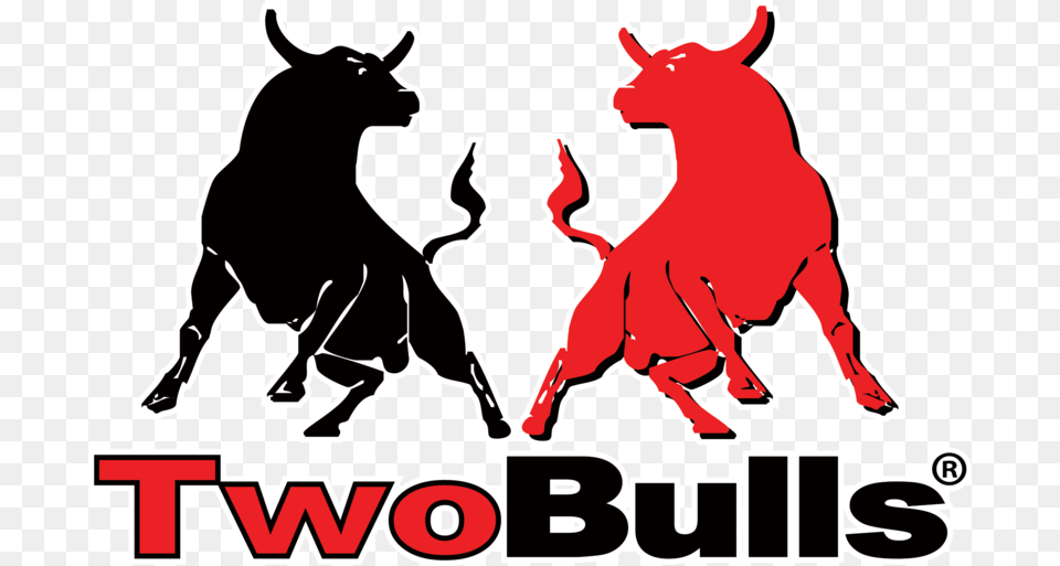 Bucking Bull Pluspng Two Bulls Logo, Animal, Bear, Mammal, Wildlife Png Image