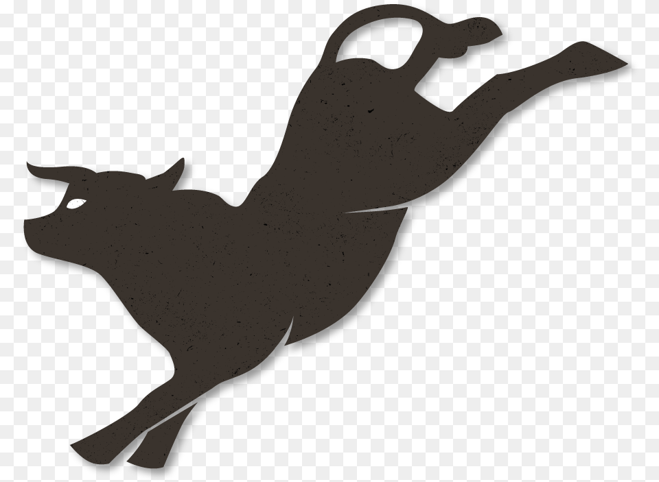 Bucking Bull Silhouette Clipart, Animal, Shark, Fish, Sea Life Free Png Download