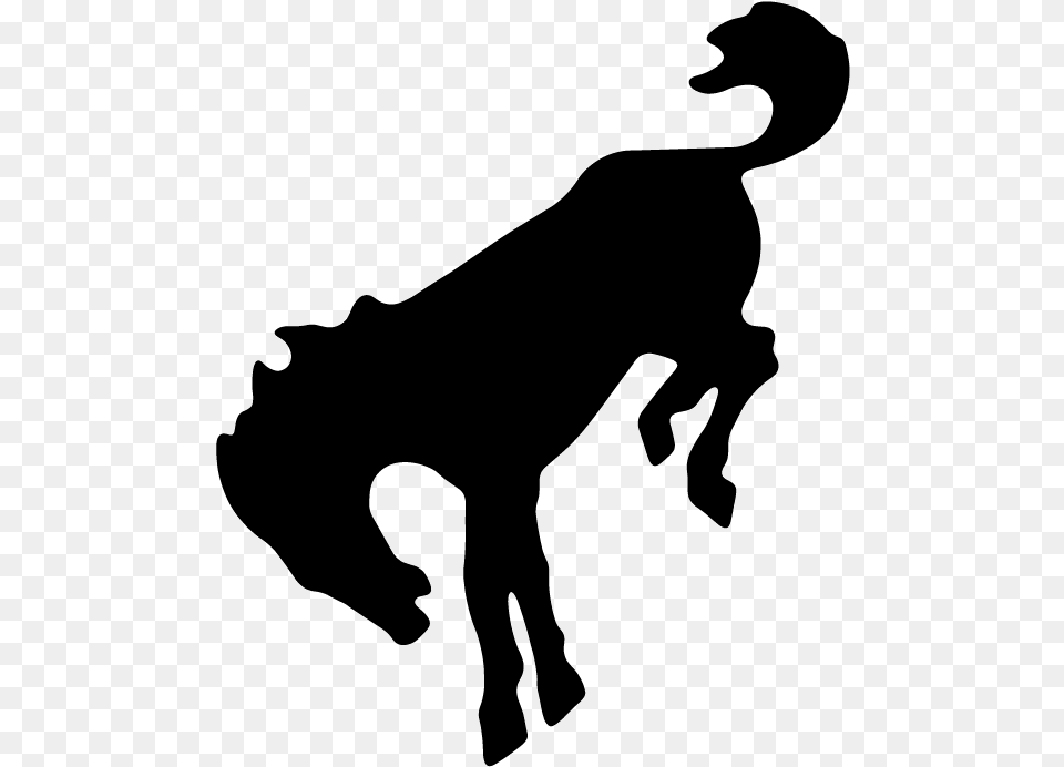 Bucking Mustang Silhouette Bronco Clip Art Bucking Horse Silhouette, Baby, Person, Stencil Free Png
