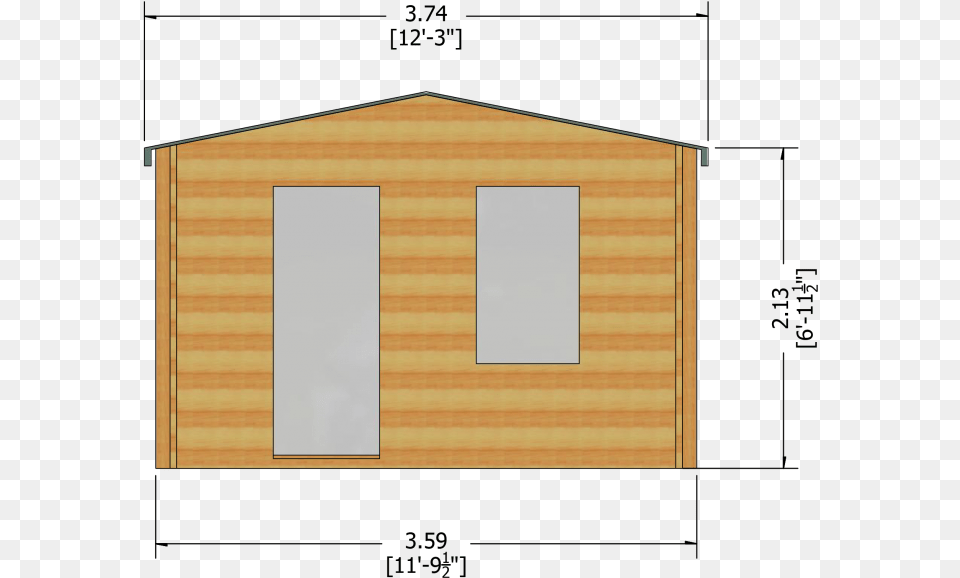 Bucknells Log Cabin Plywood, Wood, Housing, Building, Architecture Free Png Download