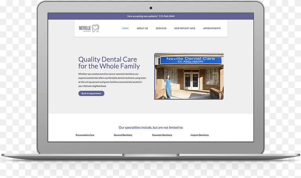Bucks County Dentist Website Design Web Page, File, Webpage, Person, Pc Png