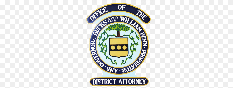 Bucks County District Attorneys Office Bucks County, Badge, Logo, Symbol, Food Free Png Download