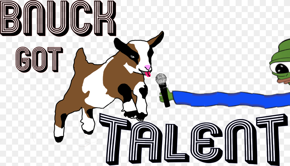 Bucks Got Talent Poster Complete With A Transparent Cartoon, Livestock, Animal, Mammal, Canine Free Png Download