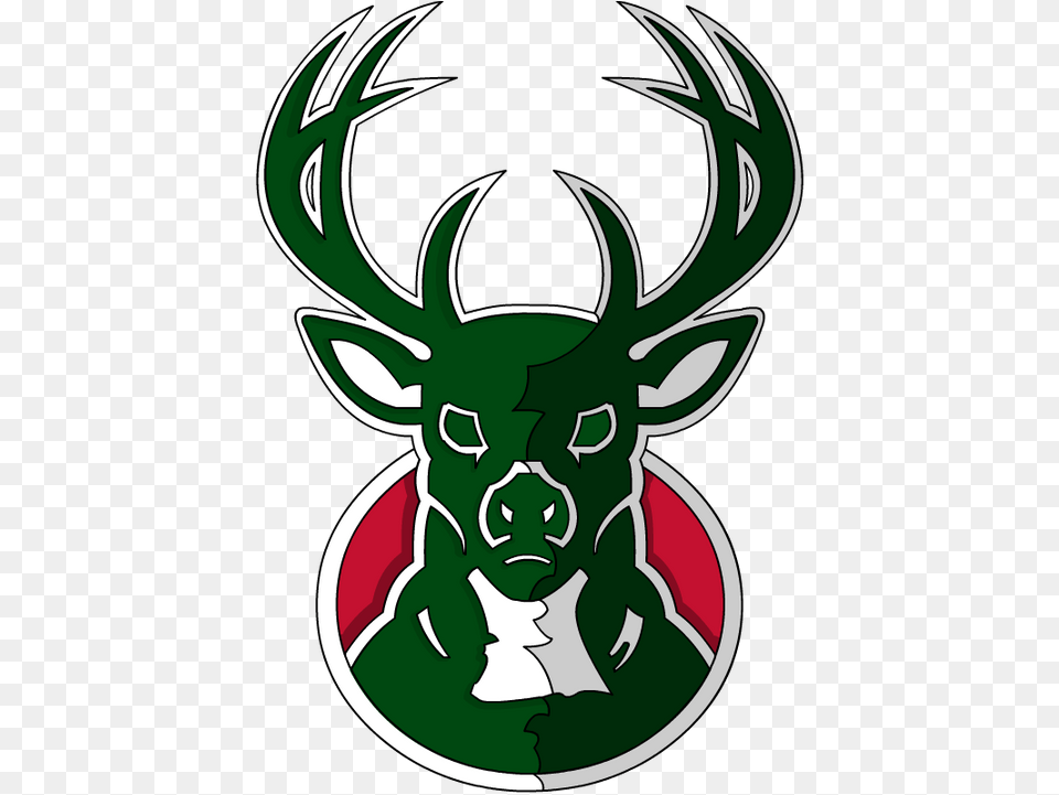 Buckslogo Milwaukee Bucks City Edition Jersey, Animal, Deer, Mammal, Wildlife Free Png