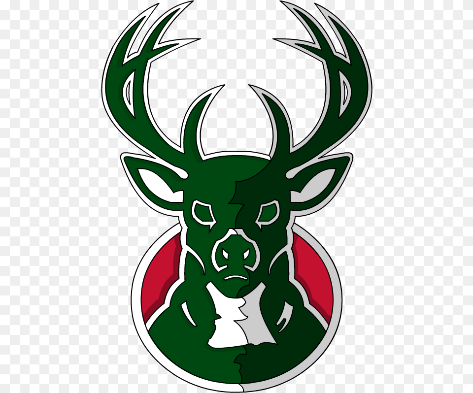 Buckslogo Milwaukee Bucks Logo, Animal, Mammal, Wildlife, Deer Png