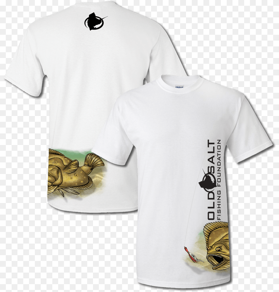 Bucktail Flounder Crab, Clothing, T-shirt, Shirt, Adult Free Png Download