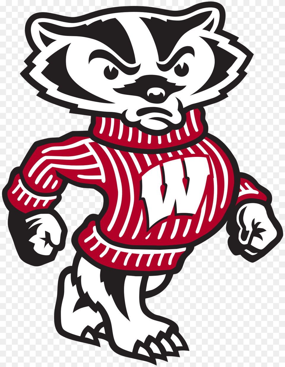 Bucky Badger, Sticker, Dynamite, Weapon Free Png Download