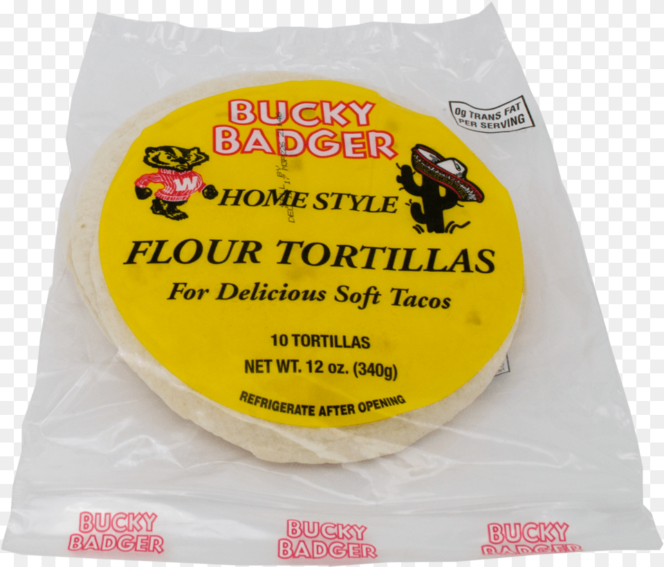 Bucky Badger Flour Tortillas Bird Supply, Bread, Food, Baby, Person Free Transparent Png