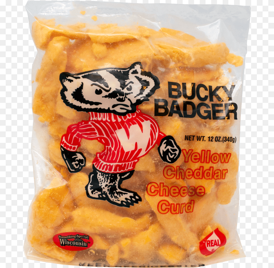 Bucky Badger Yellow Cheese Curds Bucky Badger, Baby, Person, Food, Snack Free Transparent Png