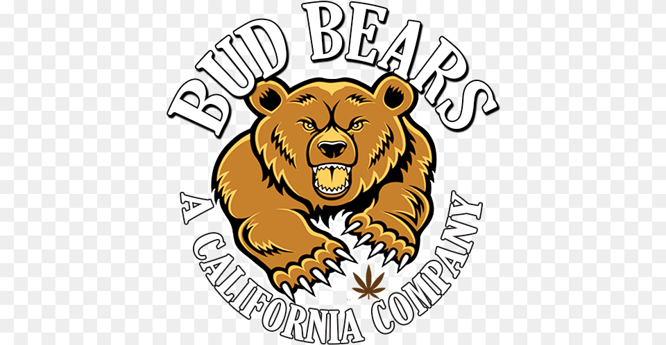Bud Bears Medical Cannabis Edibles Company Grizzly, Animal, Lion, Mammal, Wildlife Png Image