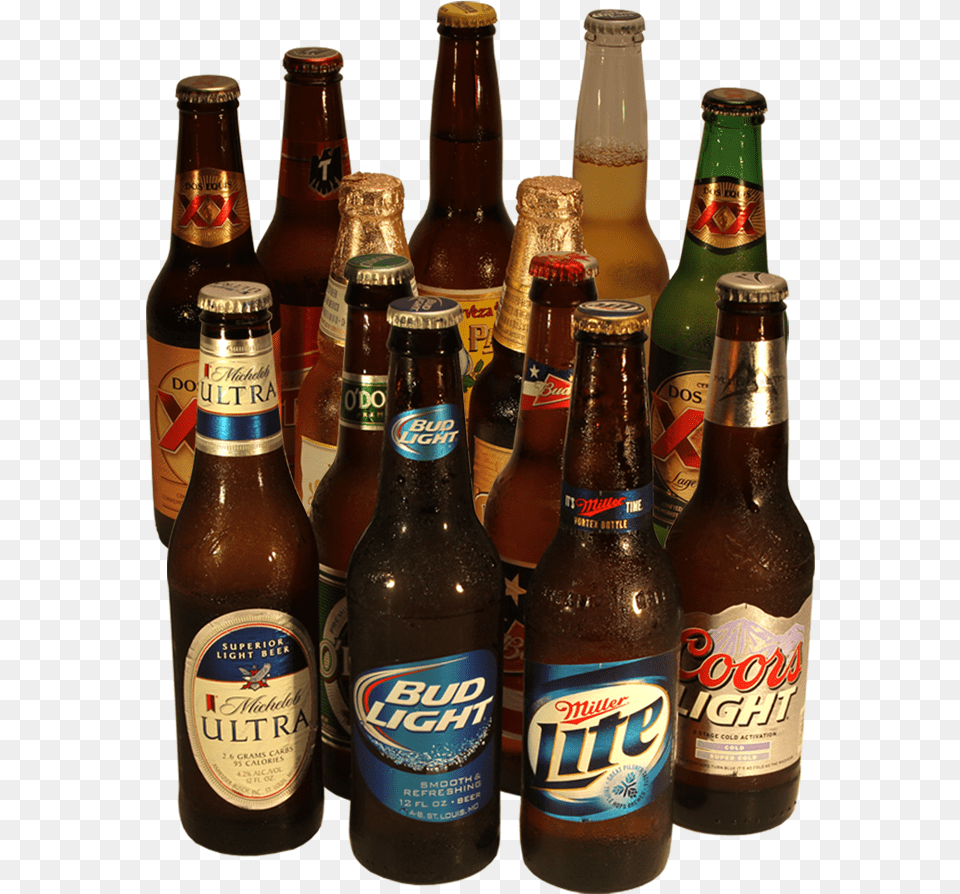 Bud Light, Alcohol, Beer, Beer Bottle, Beverage Png Image