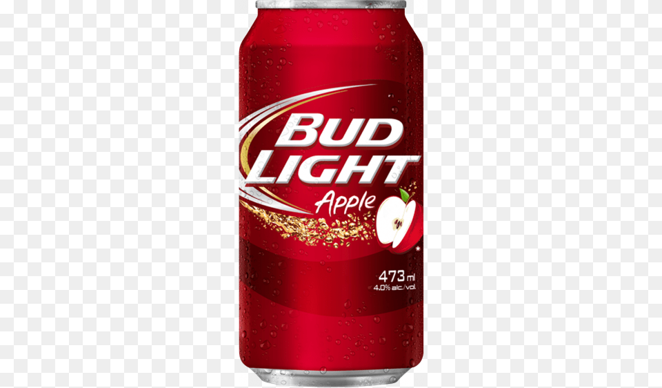 Bud Light Apple Can, Food, Ketchup, Beverage, Soda Free Png