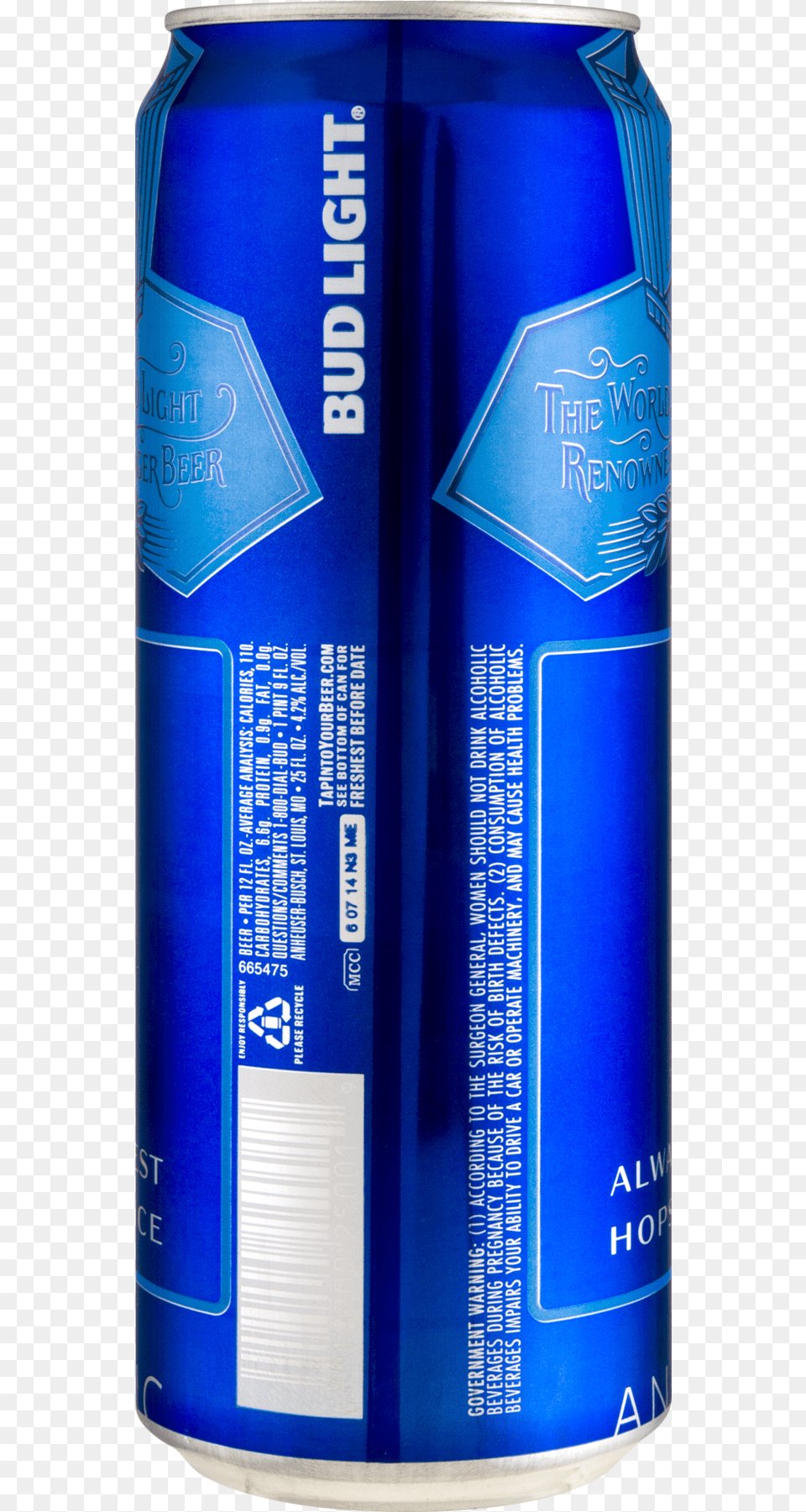 Bud Light Can 25 0 Fl Oz Com Caffeinated Drink, Tin, Alcohol, Beer, Beverage Png