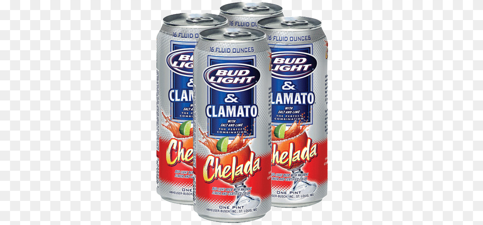 Bud Light Chelada Bud Light Clamato Carbs, Tin, Can, Food, Ketchup Free Png