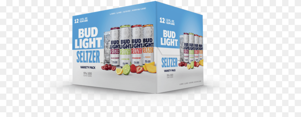 Bud Light Hard Seltzer, Tin, Can Free Png