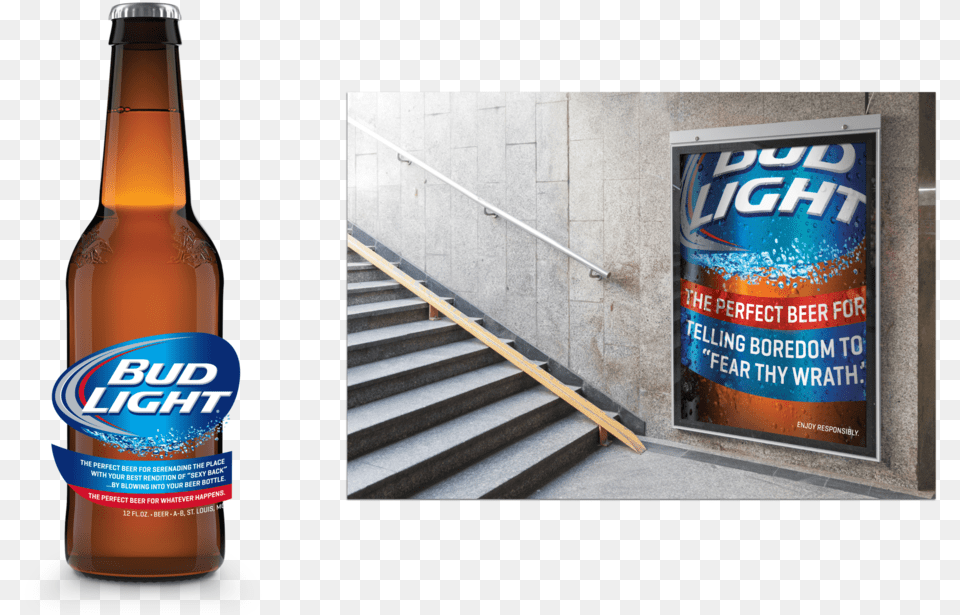 Bud Light Label Josh Reese Budweiser Bottle, Alcohol, Liquor, Housing, House Free Png